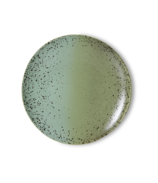 HKLIVING HK Living 70s ceramics: dinner plate, fleck