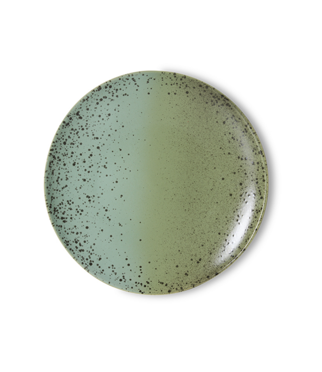 HKLIVING HK Living 70s ceramics: dinner plate, fleck