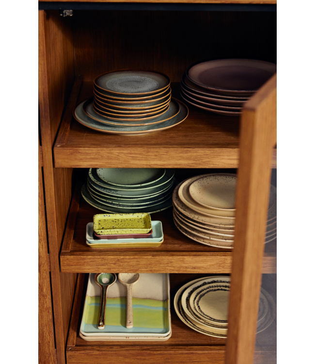 HKLIVING HK Living 70s ceramics: dinner plate, fleck