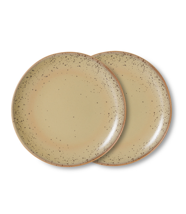 HKLIVING HK Living 70s ceramics: side plate, grit