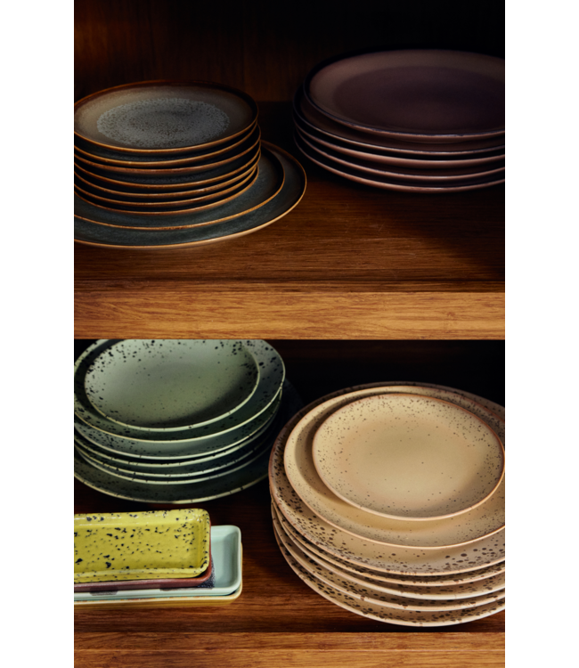 HKLIVING HK Living 70s ceramics: side plate, grit