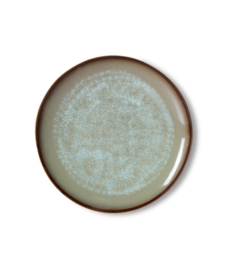 HKLIVING HK Living 70s ceramics: dinner plate, contrast