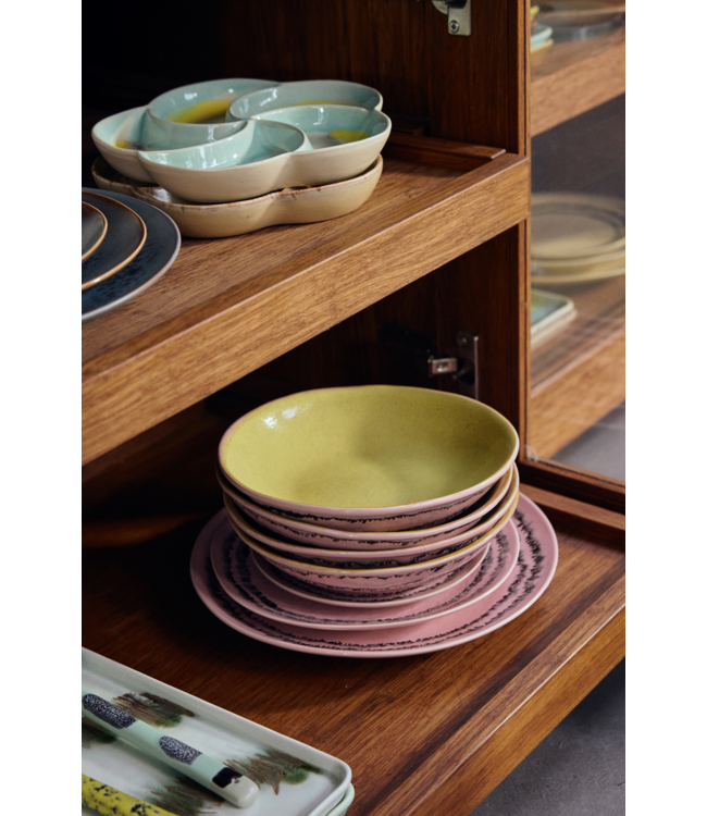 HKLIVING HK Living 70s ceramics: dinner plate, bubble