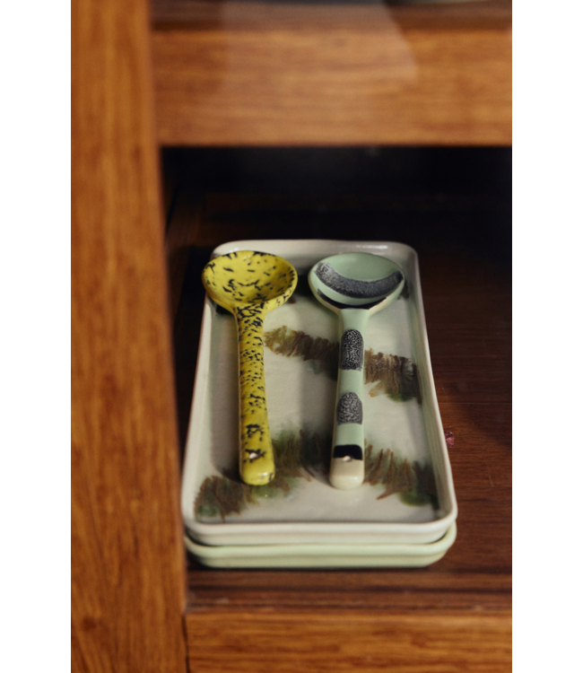 HKLIVING HK Living 70s ceramics: serving spoons, mines (set of 2)