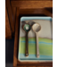 HKLIVING HK Living 70s ceramics: serving spoons, hills (set of 2)
