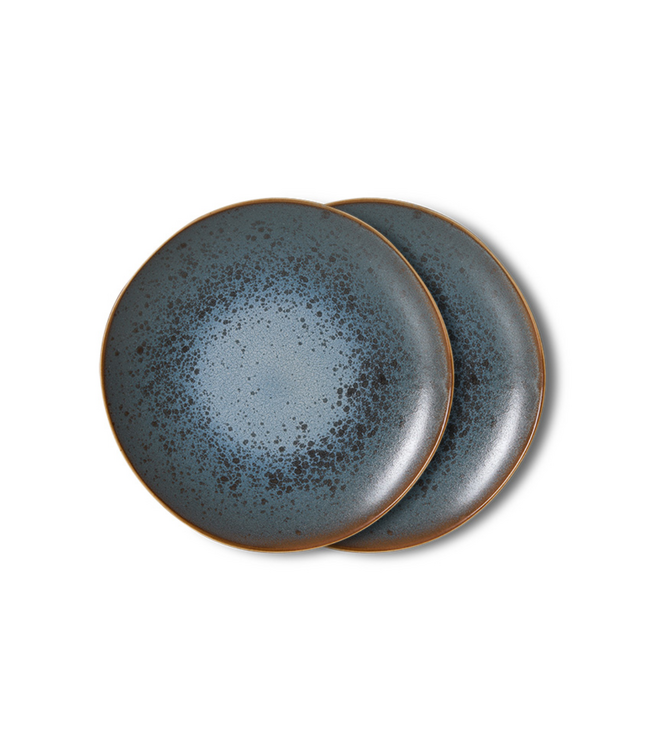 HKLIVING HK Living 70s ceramics: dessert plate, mineral