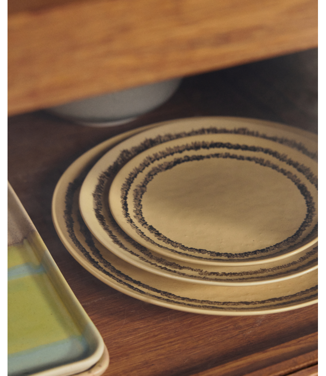 HKLIVING HK Living 70s ceramics: side plate, vanilla