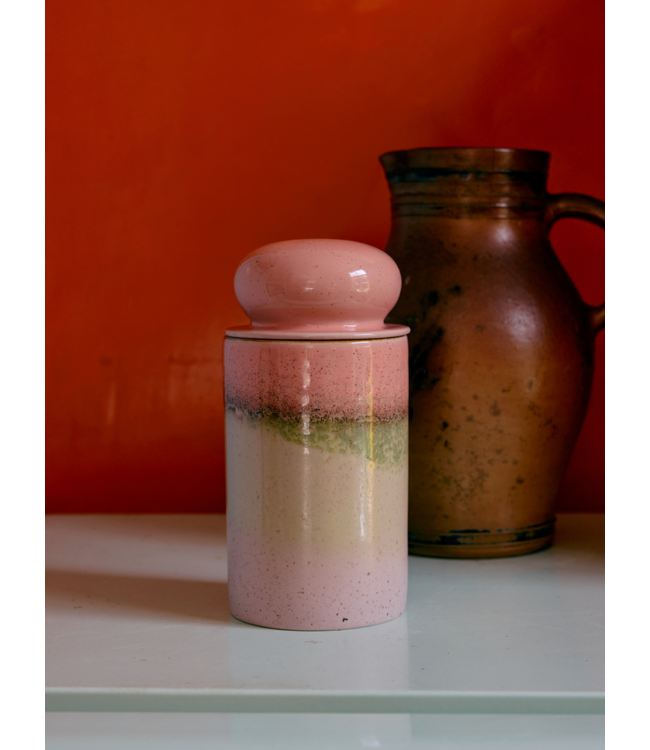 HKLIVING HK Living 70s ceramics: storage jar, glaze