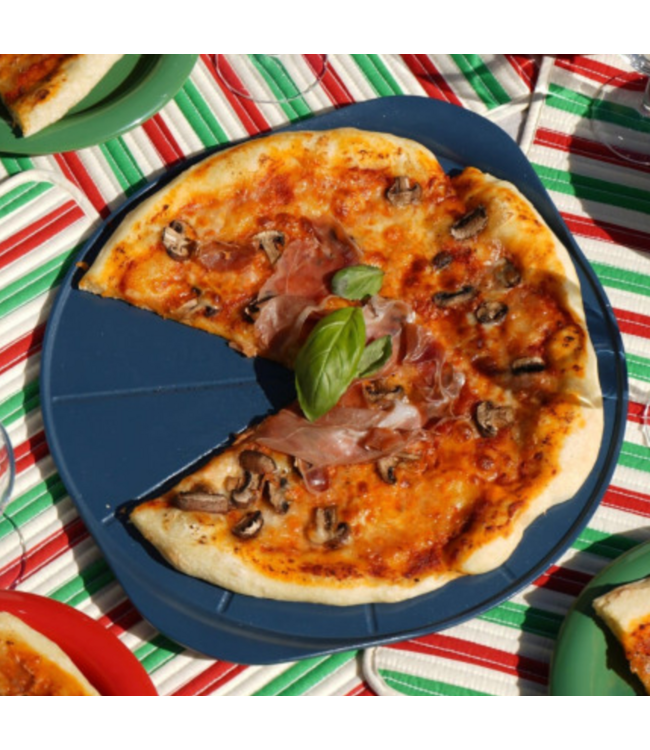 Cookut Cookut - THE FORMIDABLE PIZZA PLATE & KNIFE - BLUEBERRY