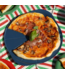 Cookut Cookut - THE FORMIDABLE PIZZA PLATE & KNIFE - BLUEBERRY