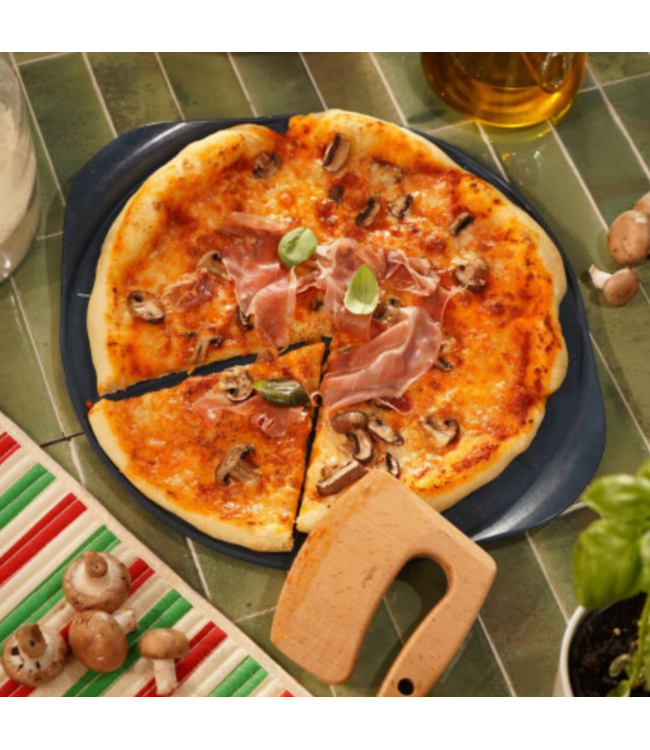 Cookut Cookut - THE FORMIDABLE PIZZA PLATE & KNIFE - BLUEBERRY