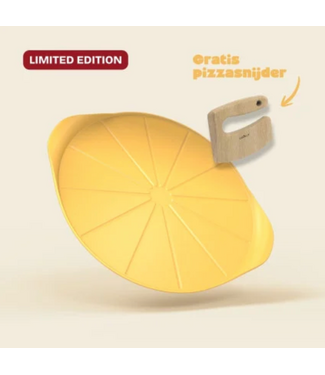 Cookut Cookut - THE FORMIDABLE PIZZA PLATE & KNIFE - MANGO