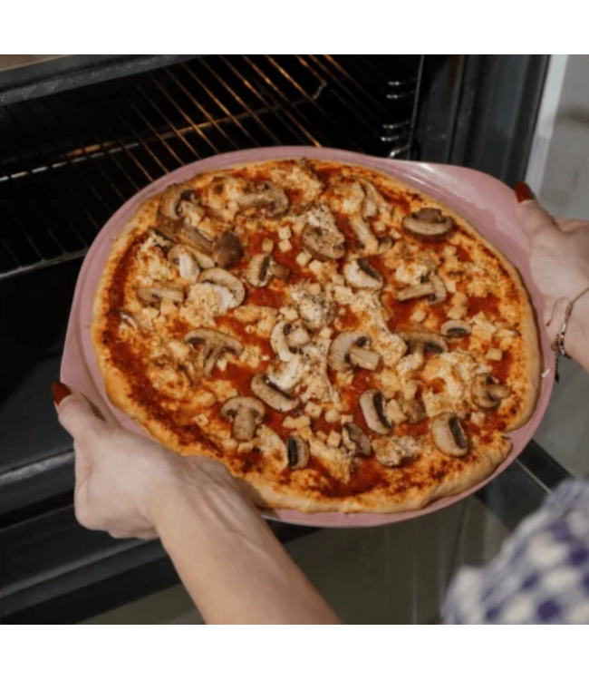 Cookut Cookut - THE FORMIDABLE PIZZA PLATE & KNIFE - MARSHMALLOW