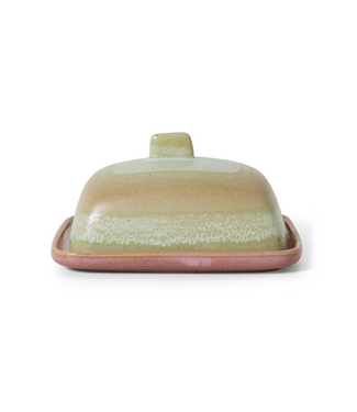 HKLIVING HK Living 70s ceramics: butter dish, skyline