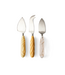 HKLIVING HK Living Cheese knives, cream (set of 3)