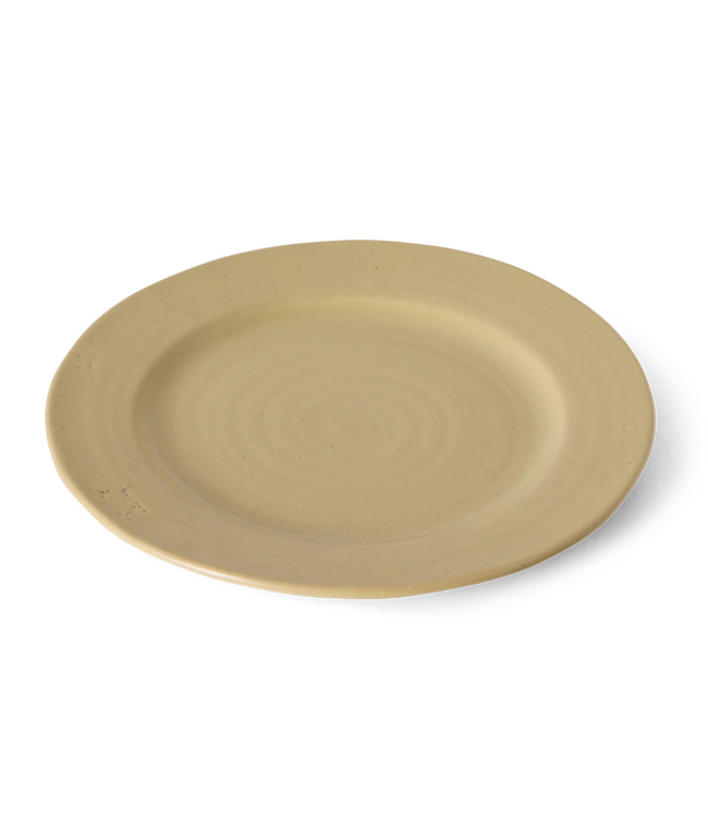 HKLIVING HK Living Farmhouse ceramics: dinner plates, cream