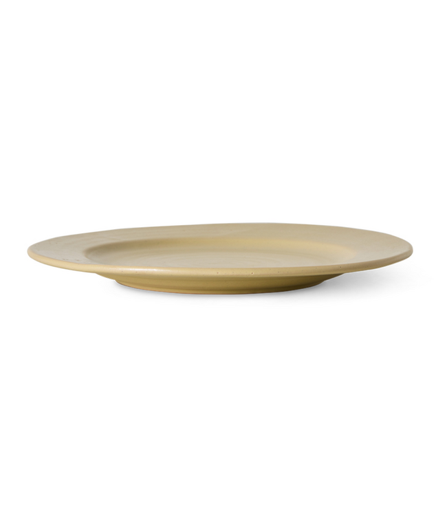 HKLIVING HK Living Farmhouse ceramics: dinner plates, cream