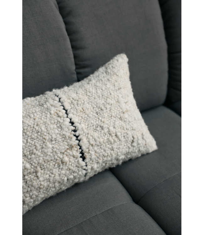 HKLIVING HK Living Natural wool striped cushion (50x30cm)
