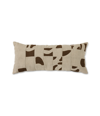 HKLIVING HK Living Natural patched cushion (70x30cm)