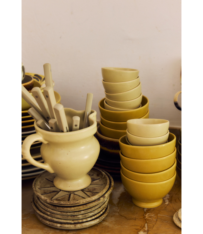 HKLIVING HK Living Farmhouse ceramics: XS bowls, cream