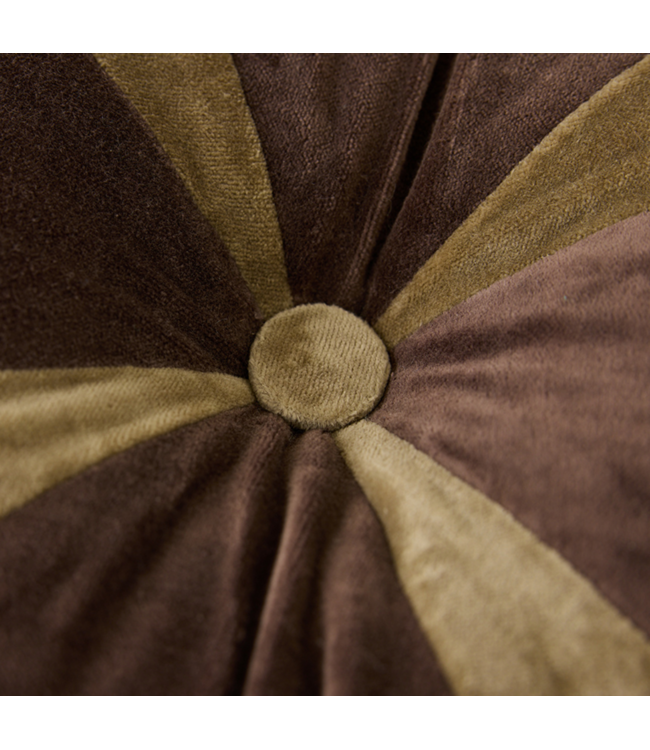 HKLIVING HK Living Velvet brown cushion (50x30cm)