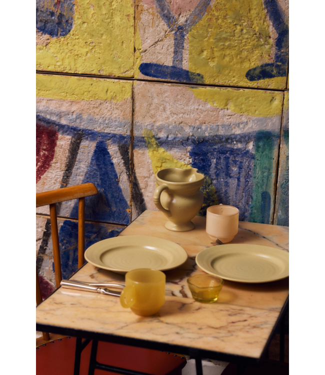 HKLIVING HK Living Farmhouse ceramics: small jug, cream