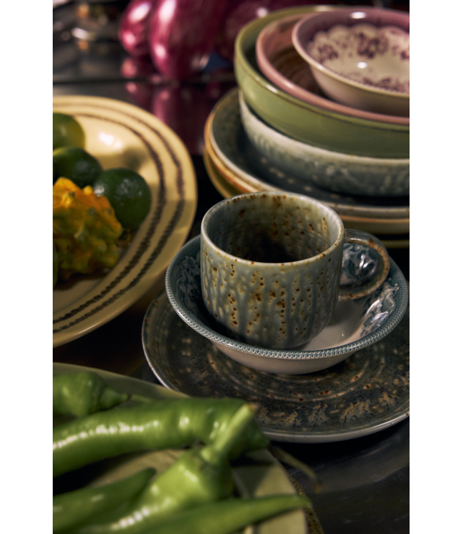 HKLIVING HK Living Chef ceramics: mug, rustic green
