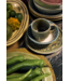 HKLIVING HK Living Chef ceramics: side plate, rustic green
