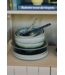 HKLIVING HK Living Chef ceramics: dinner plate, rustic green