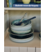 HKLIVING HK Living Chef ceramics: deep plate L, rustic green