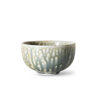 HKLIVING HK Living Chef ceramics: bowl, rustic green