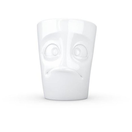 Tassen Tassen - mok met oor - verbaasd Tassen Tassen - mok met oor - verbaasd