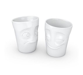 Tassen Tassen - bekers (set van 2, 350 ml) - cheery & baffled Tassen Tassen - bekers (set van 2, 350 ml) - cheery & baffled