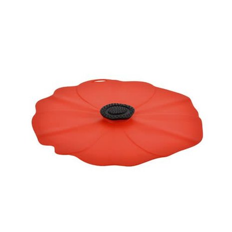 Charles Viancin Charles Viancin - siliconen deksel - papaver (28 cm.) Charles Viancin Charles Viancin - siliconen deksel - papaver (28 cm.)
