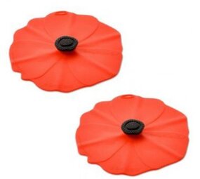 Charles Viancin Charles Viancin - drink covers - poppy (set van 2)