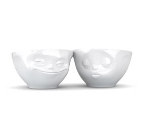 Tassen Tassen - kommen (set van 2, 200 ml) - grinning & kissing (set nr. 1) Tassen Tassen - kommen (set van 2, 200 ml) - grinning & kissing (set nr. 1)