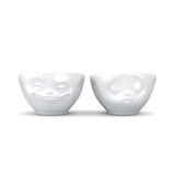 Tassen Tassen - kommen (set van 2, 100 ml) - grinning & kissing (set nr. 1)