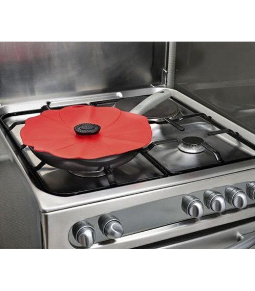 Charles Viancin Charles Viancin - siliconen deksel - papaver (33 cm.)