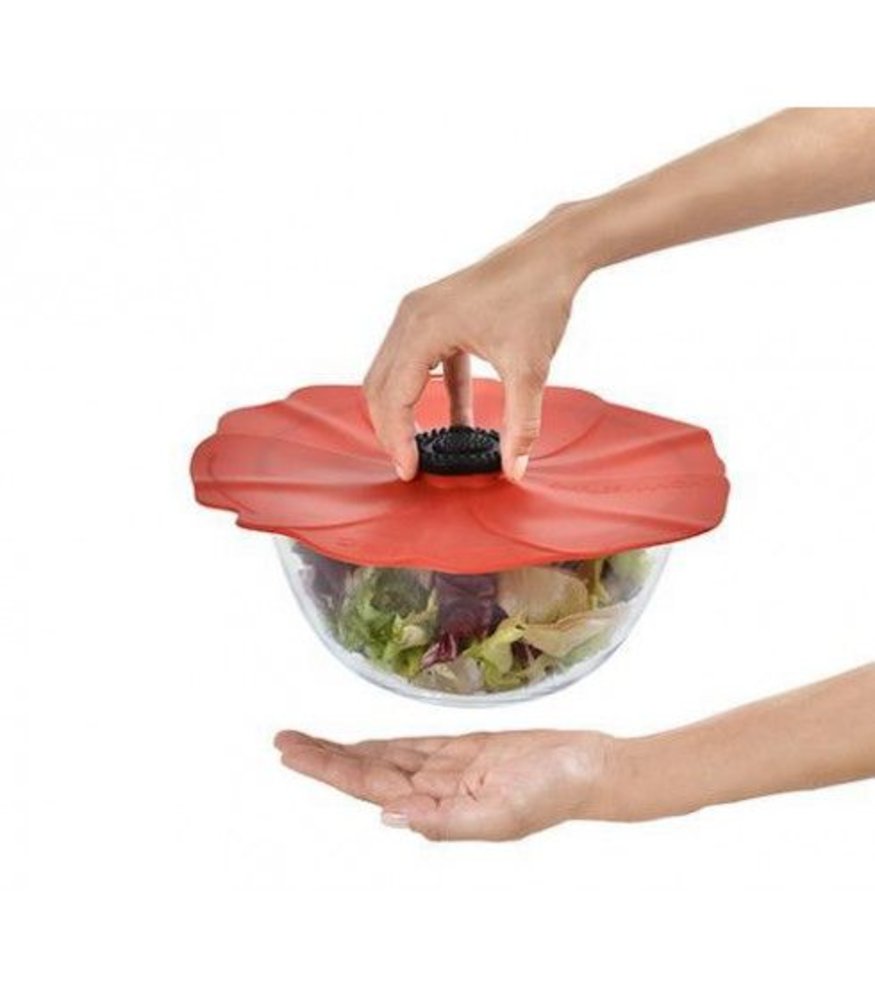Charles Viancin Charles Viancin - siliconen deksel - papaver (28 cm.) Charles Viancin Charles Viancin - siliconen deksel - papaver (28 cm.)