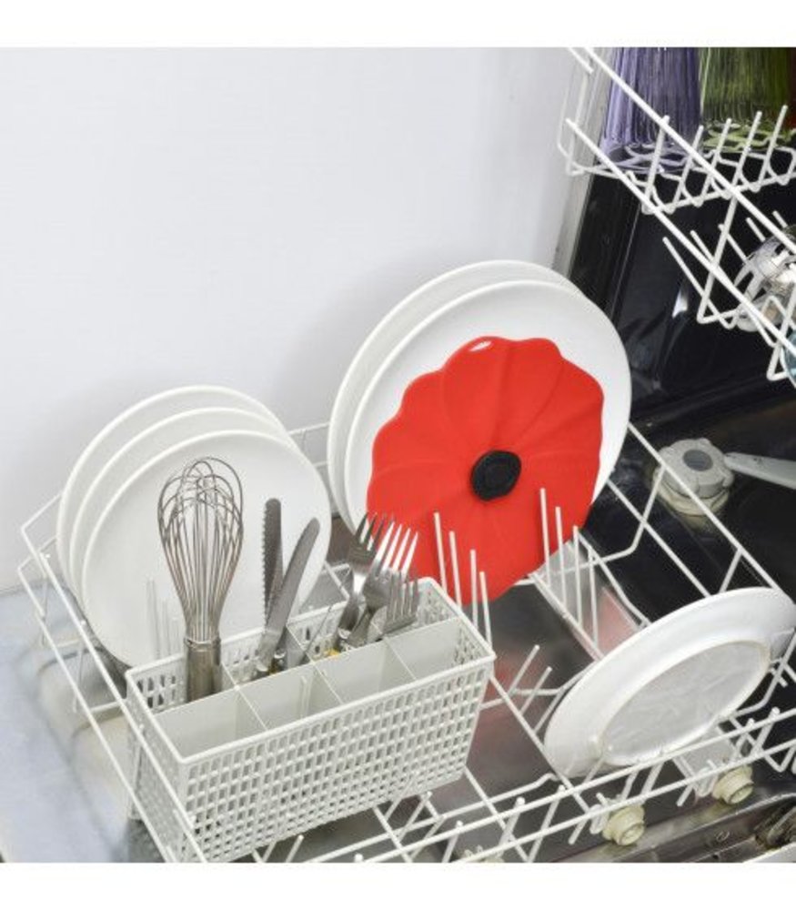 Charles Viancin Charles Viancin - siliconen deksel - papaver (15 cm.)