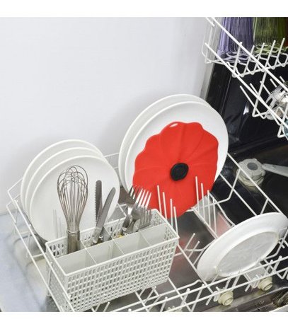 Charles Viancin Charles Viancin - siliconen deksel - papaver (15 cm.)