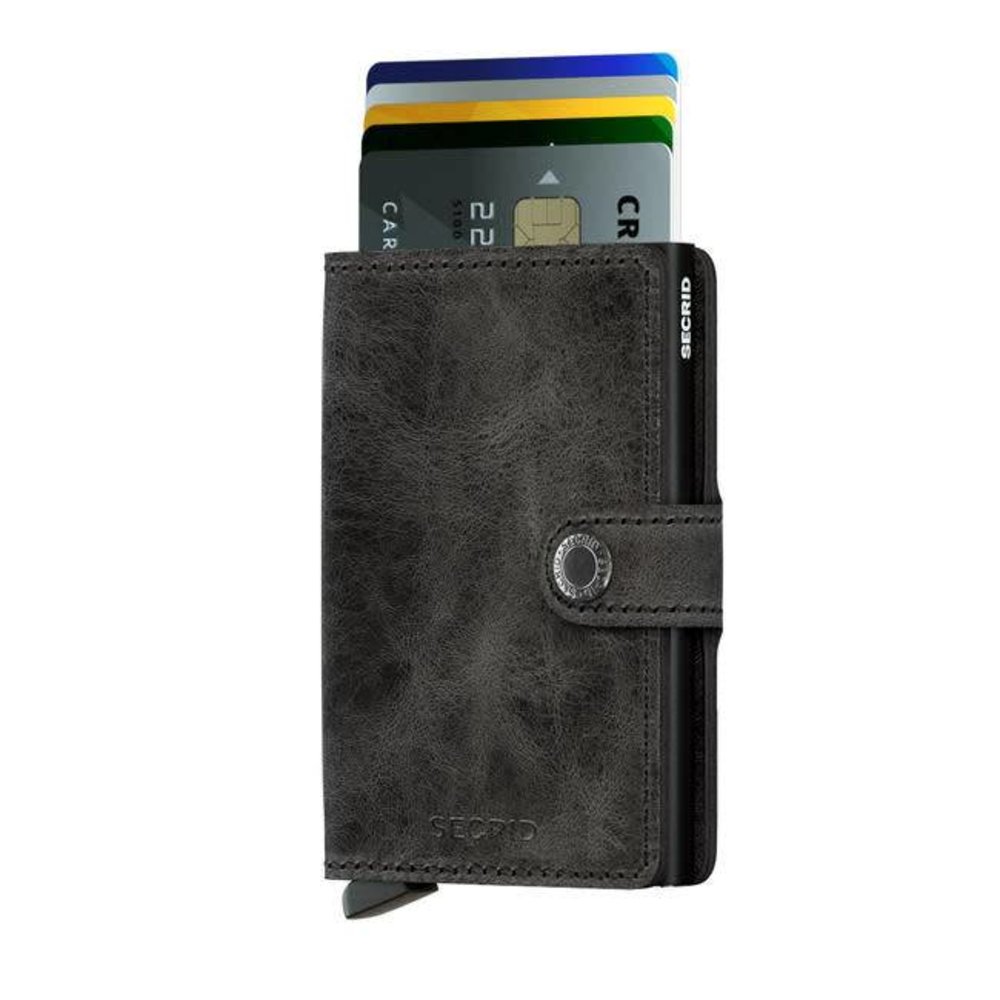 Secrid Secrid - miniwallet vintage - black Secrid Secrid - miniwallet vintage - black