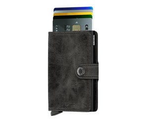 Secrid Secrid - miniwallet vintage - black Secrid Secrid - miniwallet vintage - black