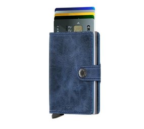 Secrid Secrid - miniwallet vintage - blue Secrid Secrid - miniwallet vintage - blue