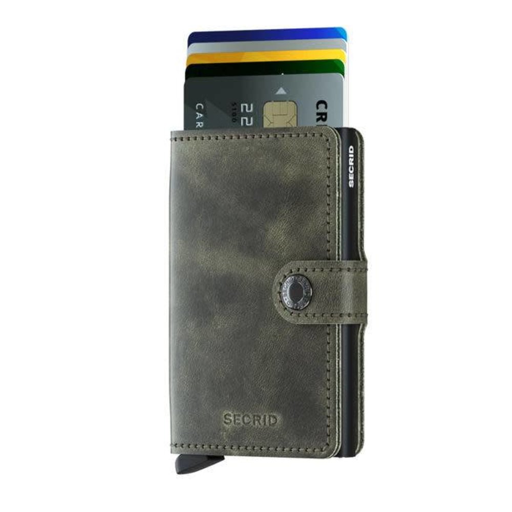 Secrid Secrid - miniwallet vintage - olive - black