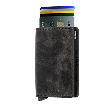 Secrid Secrid - slimwallet vintage - black Secrid Secrid - slimwallet vintage - black