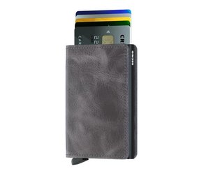 Secrid Secrid - slimwallet vintage - grey black Secrid Secrid - slimwallet vintage - grey black