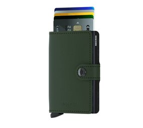 Secrid Secrid - miniwallet matte - green-black Secrid Secrid - miniwallet matte - green-black
