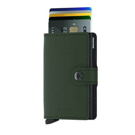 Secrid Secrid - miniwallet matte - green-black Secrid Secrid - miniwallet matte - green-black