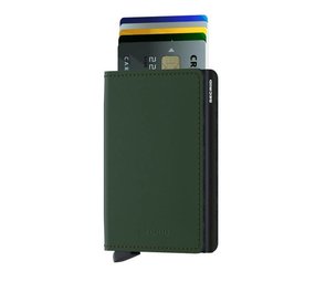 Secrid Secrid - slimwallet matte - green-black Secrid Secrid - slimwallet matte - green-black